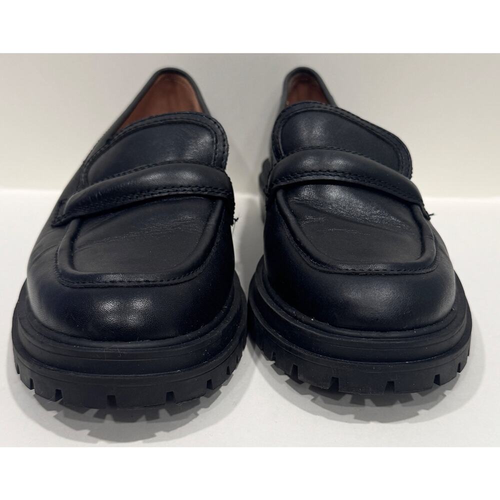 MADEWELL The Bradley Lugsole Loafer Genuine Leather Platform Size 9 (NG674) - Picture 3 of 7